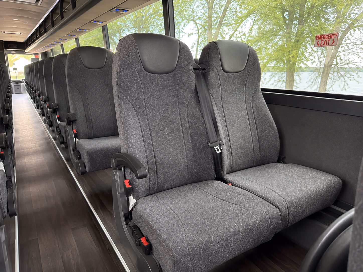 new orleans charter bus interior